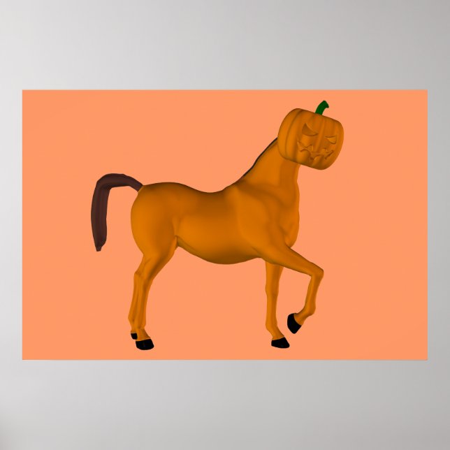 Poster Halloween Horse (Frente)