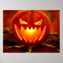Póster Halloween Jack O Lanterna