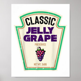 Poster Halloween Jelly Grape Funny Comida Group Costume M