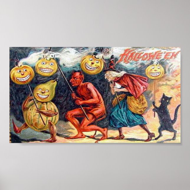 Poster Halloween Muito Assustador (Frente)