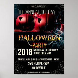 Poster Halloween Night Flyer