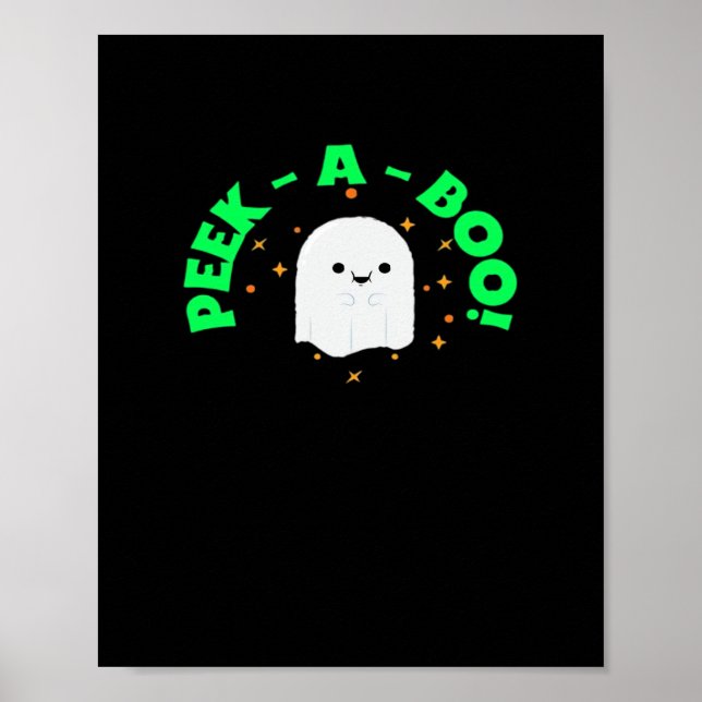 Poster Halloween - Peekabo (Frente)