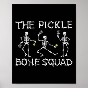 Poster Halloween Picklell O Esqueleto Do Esquadrão De Oss