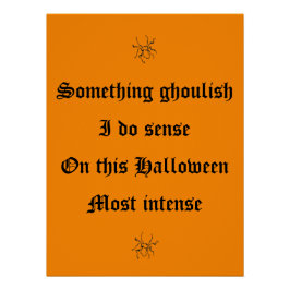 Póster Halloween poster