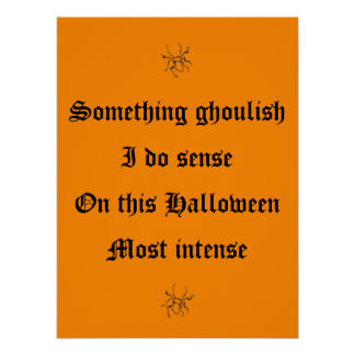 Póster Halloween poster