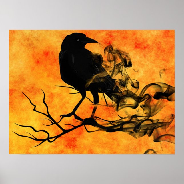 Poster Halloween Poster-Raven (Frente)