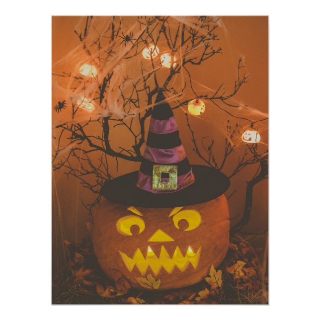 Póster Halloween Pumpkin (Frente)