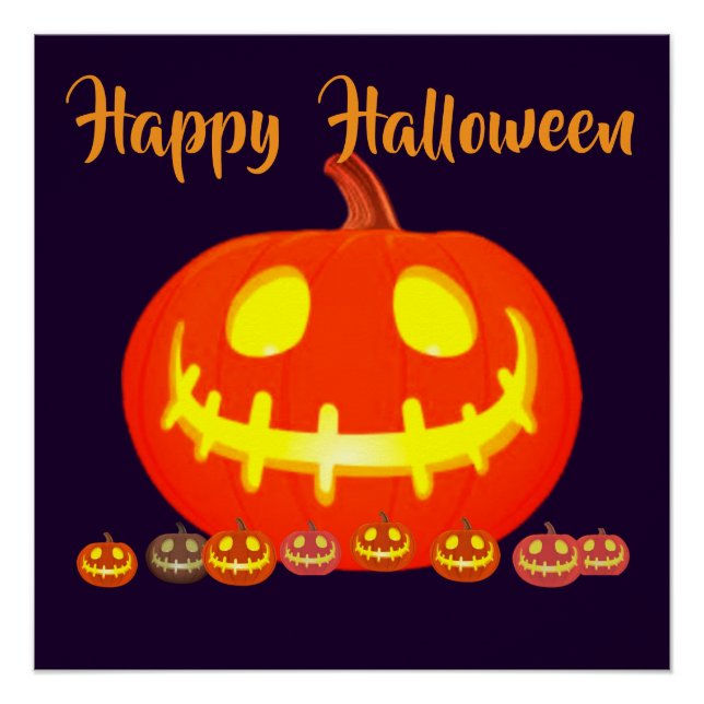 PÓSTER HALLOWEEN PUMPKIN (Frente)