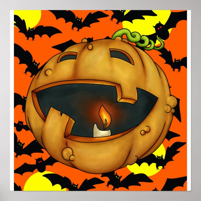 Póster Halloween Pumpkin - SRF (Frente)