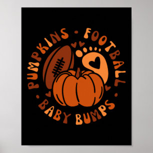Poster Halloween Pumpkins Futebol Baby Halloween Costume