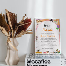 Halloween Retro Groovy Tempo do primeiro aniversar