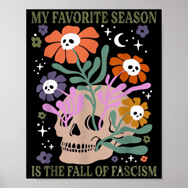 Poster Halloween Retro My Favorite Season Is The Fall Of  (Frente)