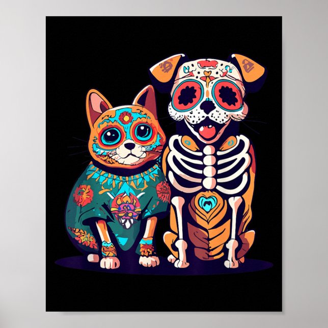 Poster Halloween Só Aqui Pelo Doce Fantasma Menina (Frente)