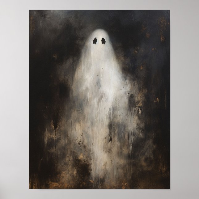 Poster Halloween Spooky Ghost (Frente)