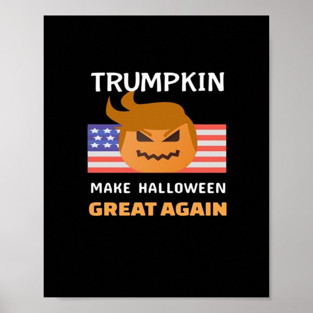 Poster Halloween Trumpkin Classic (Frente)