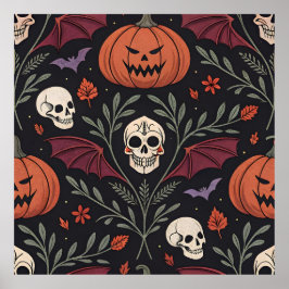 Poster Halloween Vibes Pattern
