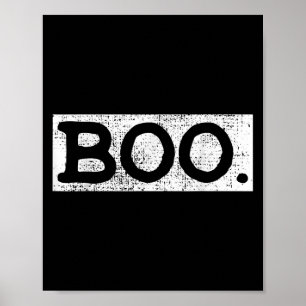 Poster Halloween Vintage Boo Engraçado Presente