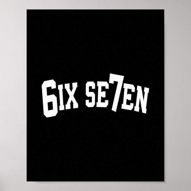 Poster Halloween Viral Internet Seis Sete Meme 67 Esporte (Frente)