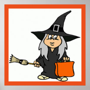 PÓSTER HALLOWEEN WITCH