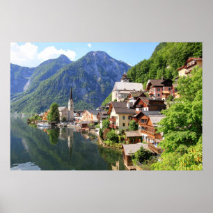 Poster Hallstatt, Áustria