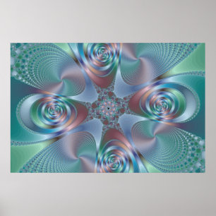 Poster Halo - Fractal