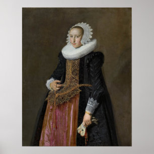 Poster Hals - Retrato De Aletta Hanemans Mauritshuis