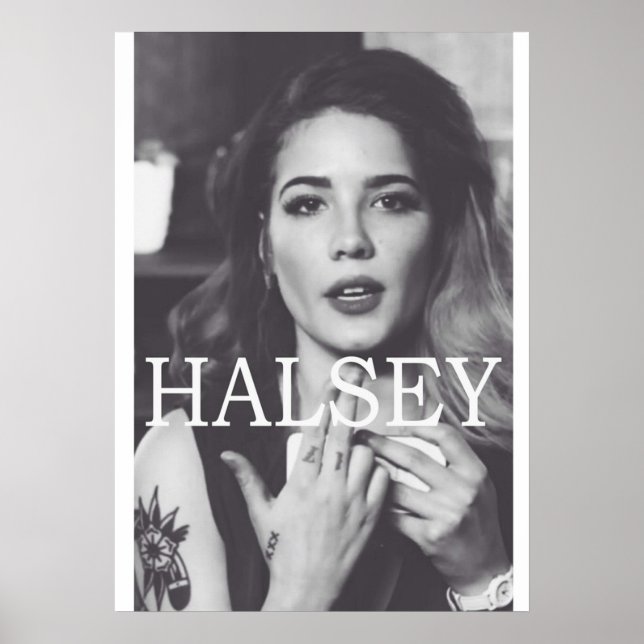 Poster Halsey (Frente)