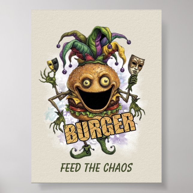 Poster Hamburger Amigo do Bobo do Vazio (Frente)