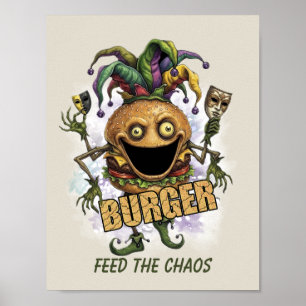Poster Hamburger Amigo do Bobo do Vazio