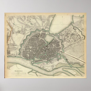 Póster Hamburgo