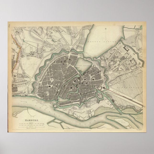 Póster Hamburgo (Frente)