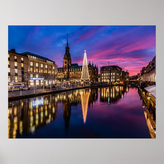Poster Hamburgo Alemanha (Frente)