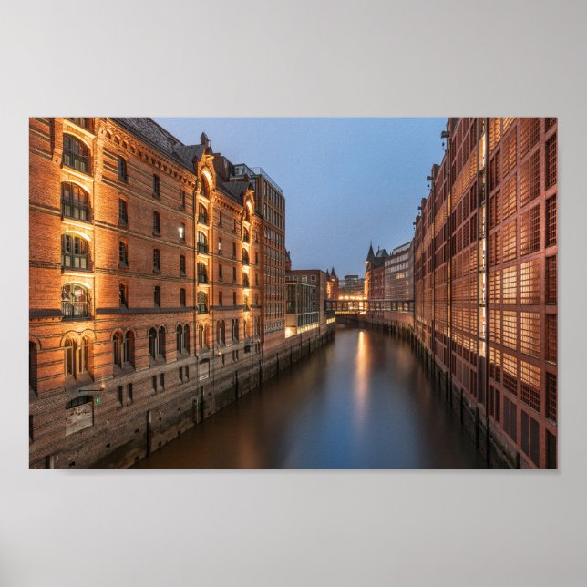 Poster Hamburgo Alemanha (Frente)