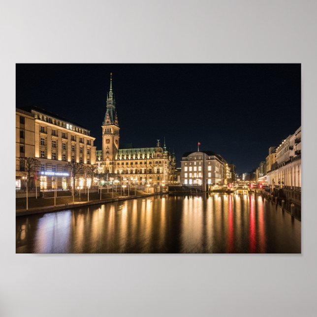 Poster Hamburgo Alemanha (Frente)