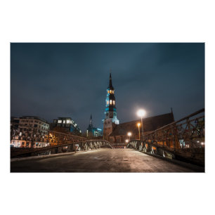 Póster Hamburgo Alemanha
