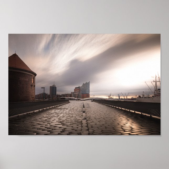 Poster Hamburgo Alemanha (Frente)