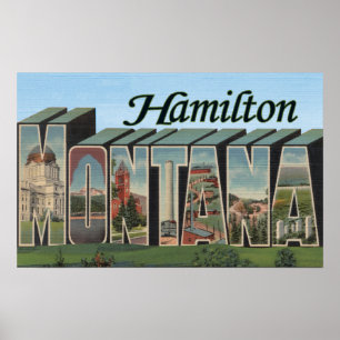 Poster Hamilton, Montana - grandes cenas da letra