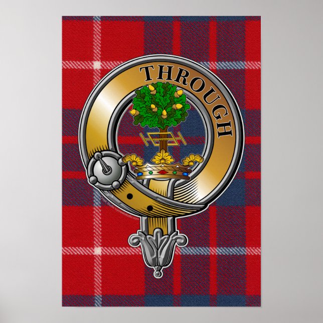 Poster Hamilton Tartan & Crachá (Frente)