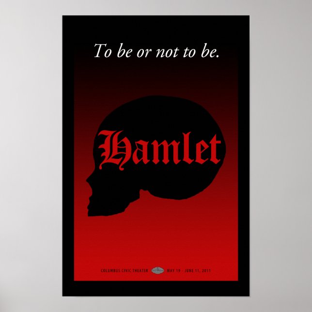Póster Hamlet (Frente)