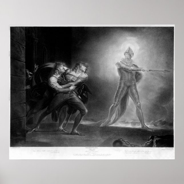 Póster Hamlet, Ato I (Frente)