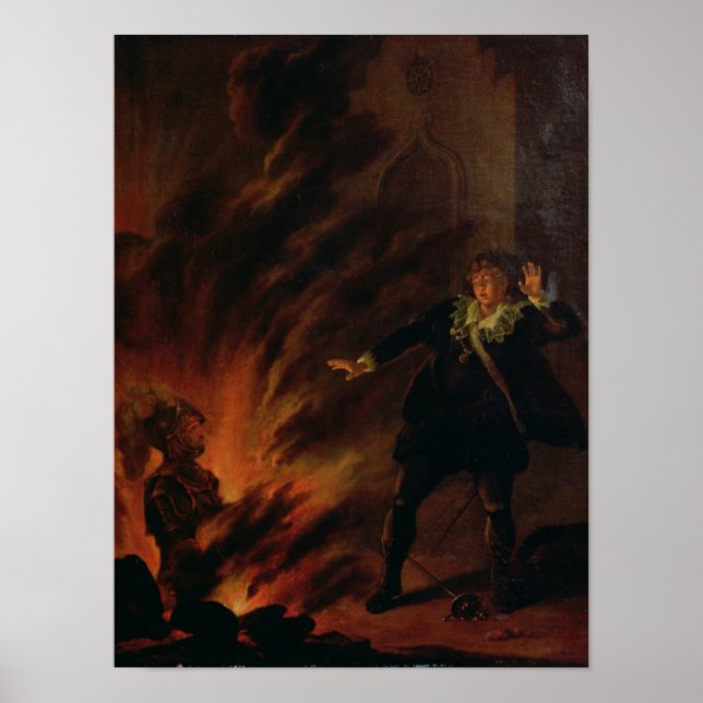 Poster Hamlet e o Espírito de seu Pai (Frente)