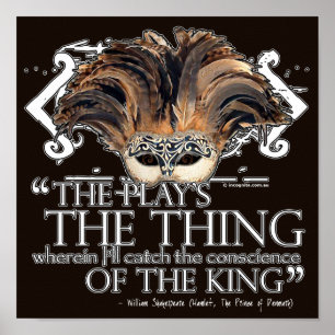 Póster Hamlet Play Cote