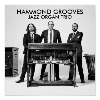 Póster Hammond Grooves jazz organ trio official