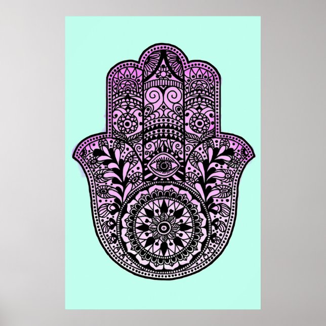 Poster Hamsa Hand (Frente)