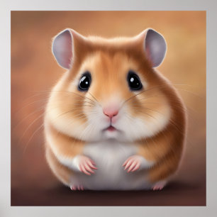 Poster Hamster Bonito