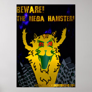 Póster Hamster mega