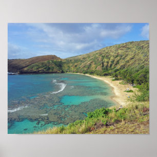 Poster Hanauma Bay Hawaii