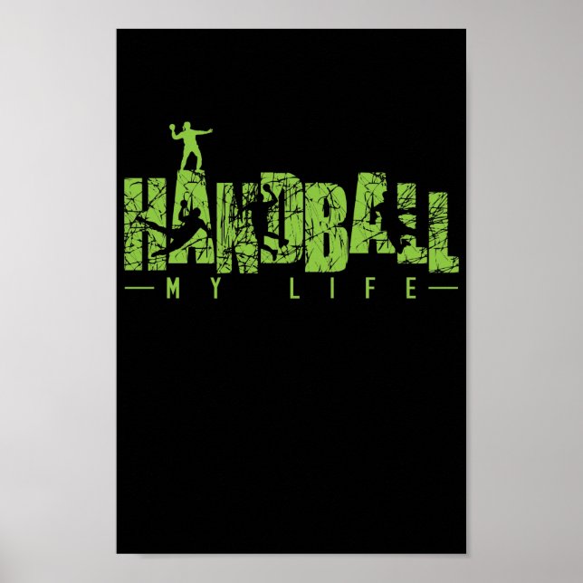 Poster Handball "My Life" (Frente)