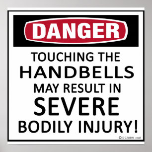 Poster Handbells do perigo