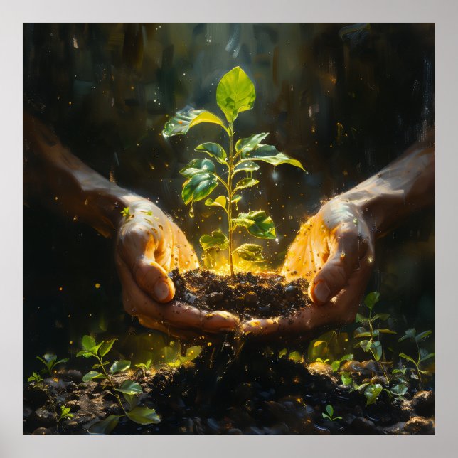 Poster Hands Holding Hope (Frente)